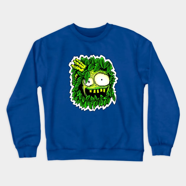 Creeper Crewneck Sweatshirt by PungentBasementArt